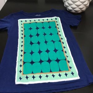 J. Crew framed dot collector tee